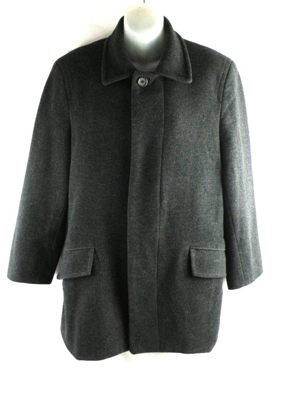 Men’s Banana Republic Wool Cashmere Gray Car Coat S
